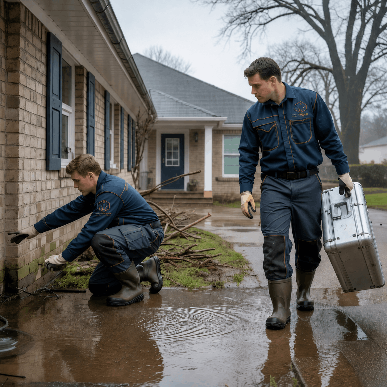 Storm water damage cleanup in Austin TX